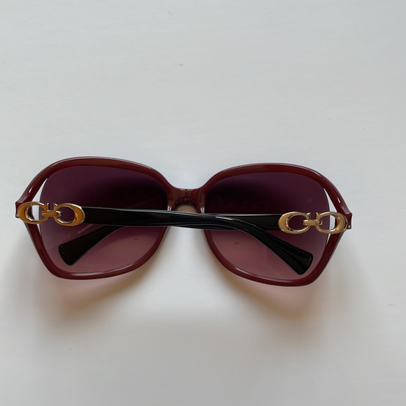 Used Coach HC8145 sunglasses color purple - Picture 2 of 7